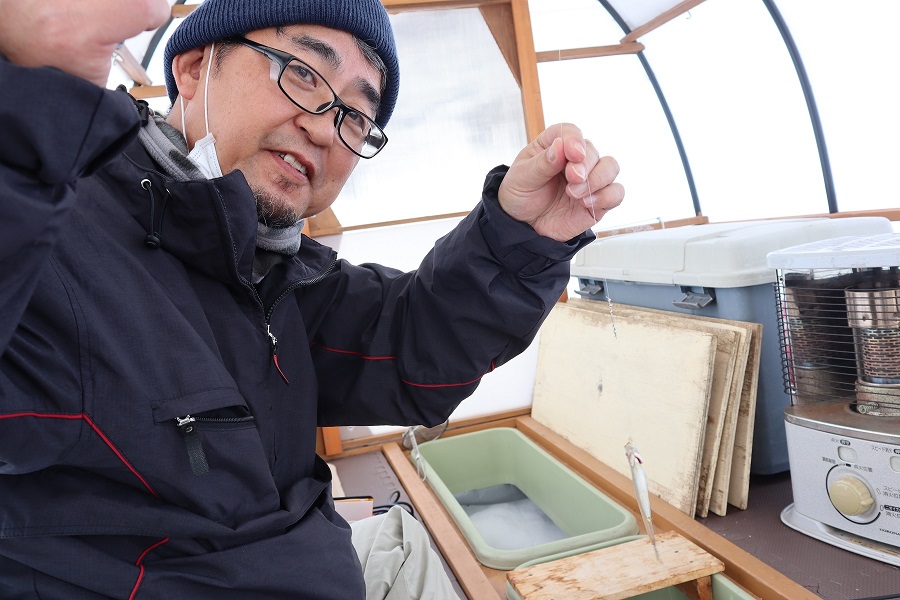 行ってみでごぇ♪｜白い森おぐに湖　わかさぎ釣り